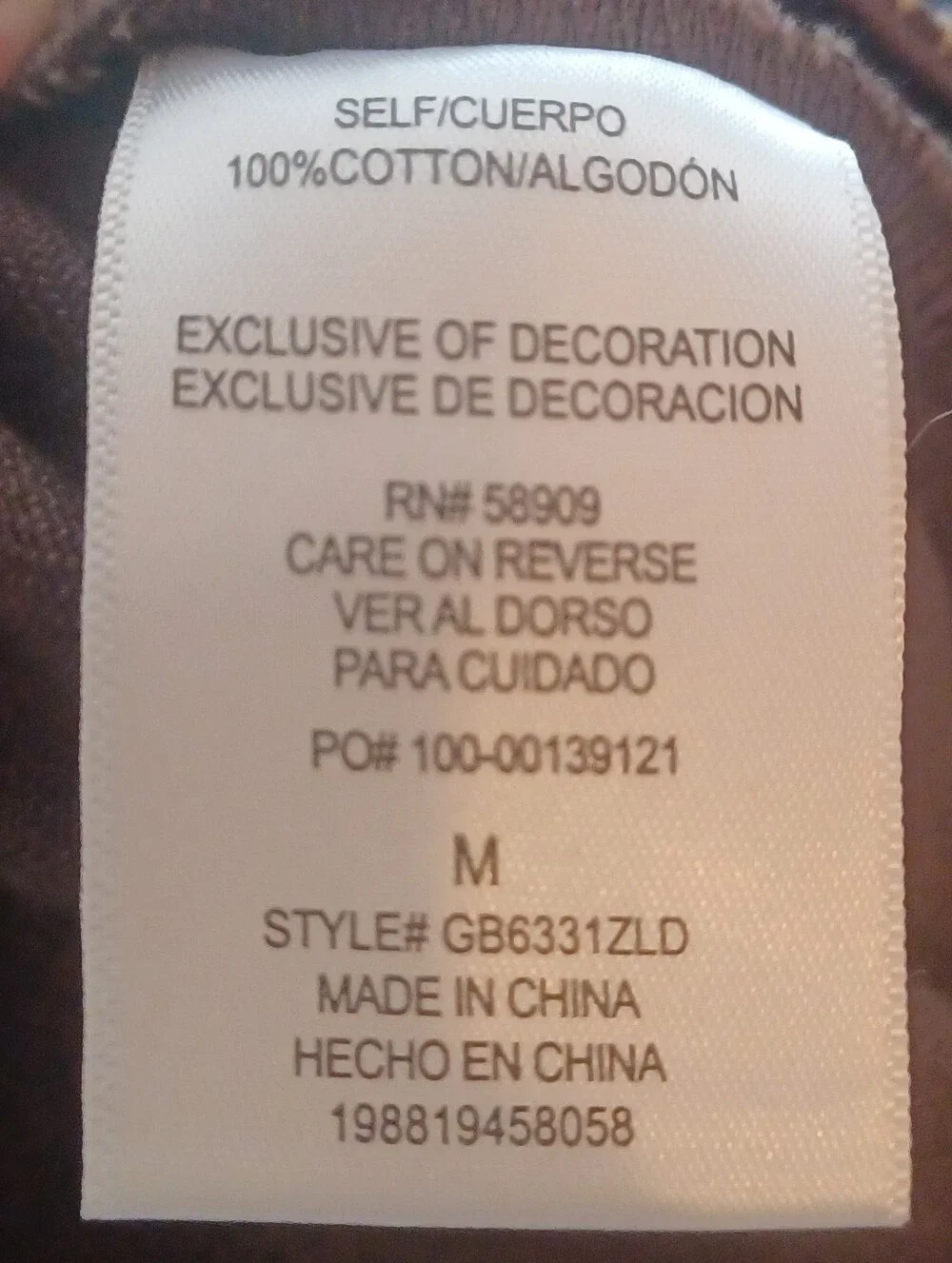 Gianni Bini Brown Button-Front Mini Skirt with White Stitching